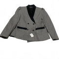 VTG 80s Jacques New York Paris Womens Sz 14 1/2 Career Blazer Jacket Wool USA