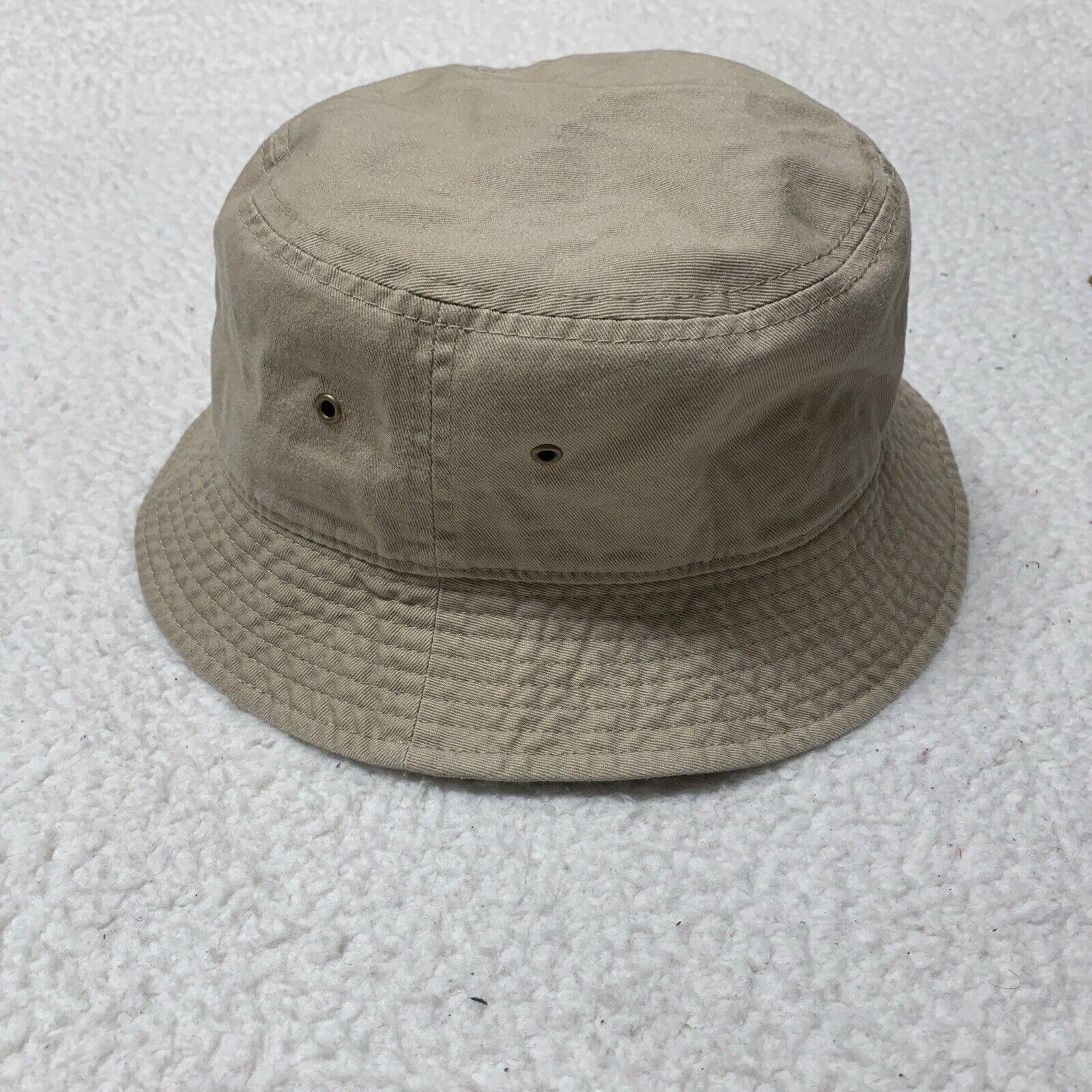 Gelante Unisex L/XL Beige 100% Cotton Packable Fishing Hunting Summer Travel Hat