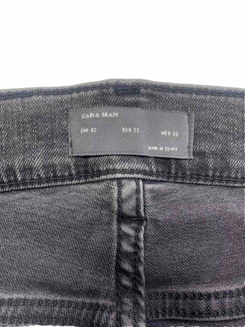 Zara Jeans Men 32 Black Denim  Medium Wash Pants