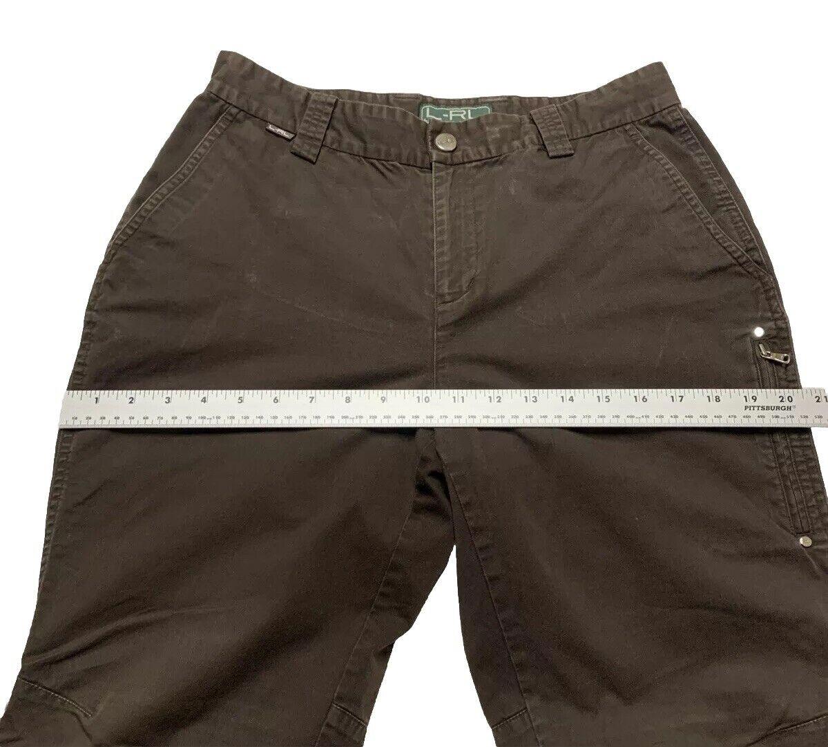 RLR Ralph Lauren Active Women’s Sz 4 Brown Casual Hiking Camping Chino Pants