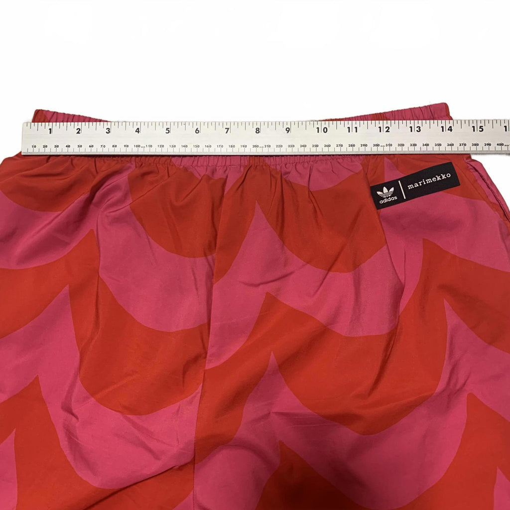 Adidas Marimekko Primegreen Womens Size 8-10 Estimated Red Fuchsian Track Pants
