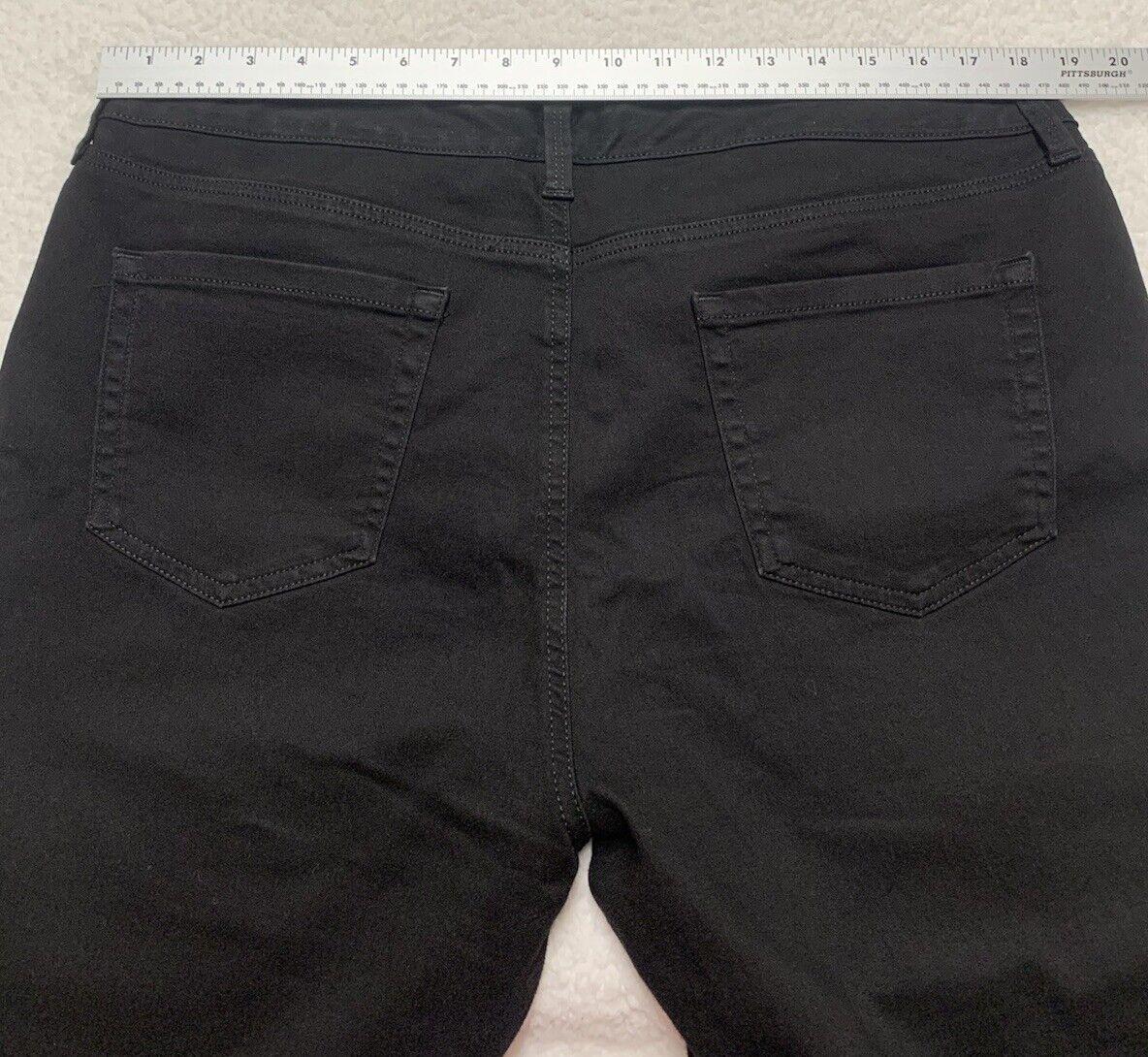 Charter Club Bristol Capri Pants Women’s Size 18 Mid Rise Black Jeans
