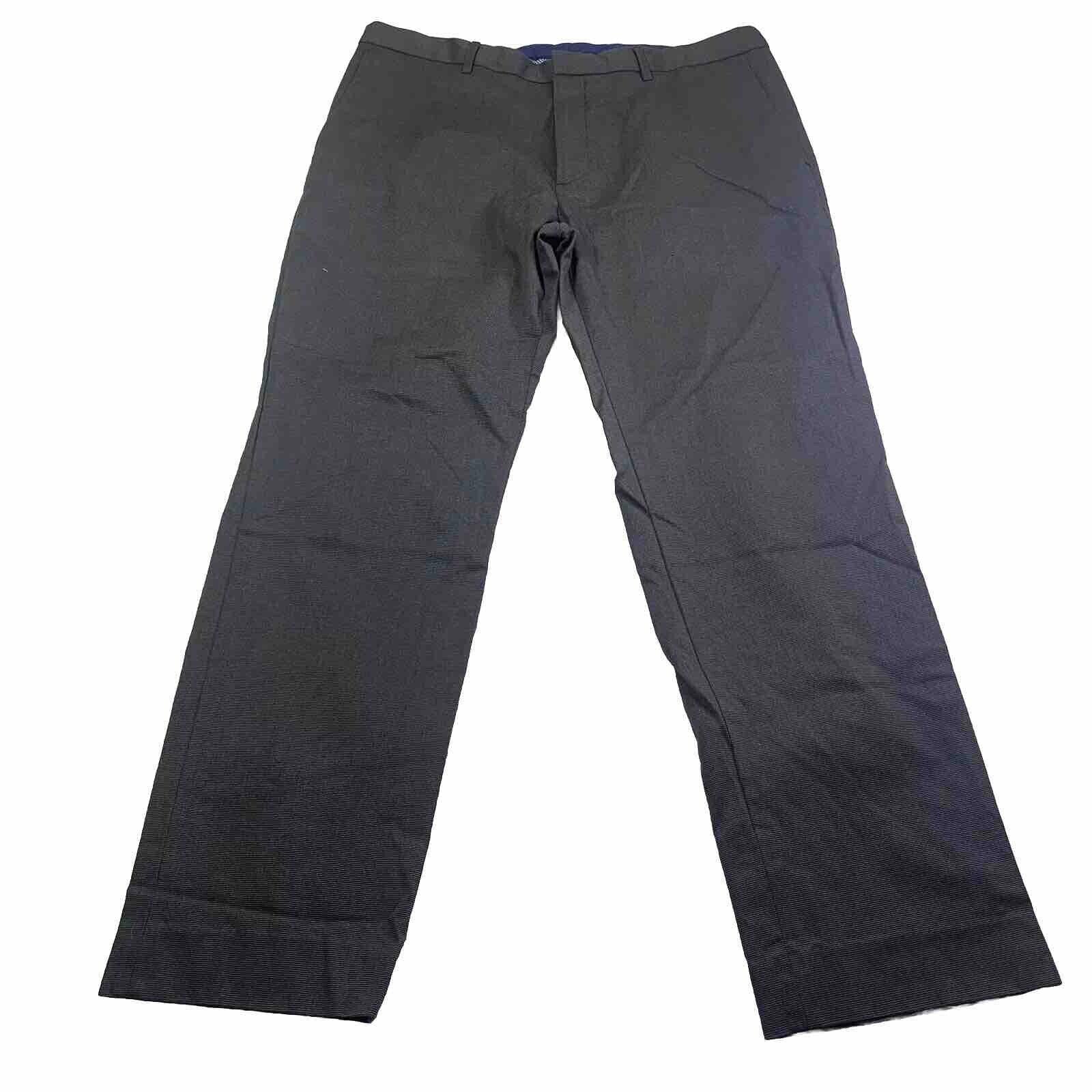 Banana Republic Pant Cotton Gray Charcoal Sz 34/30 Non-Iron