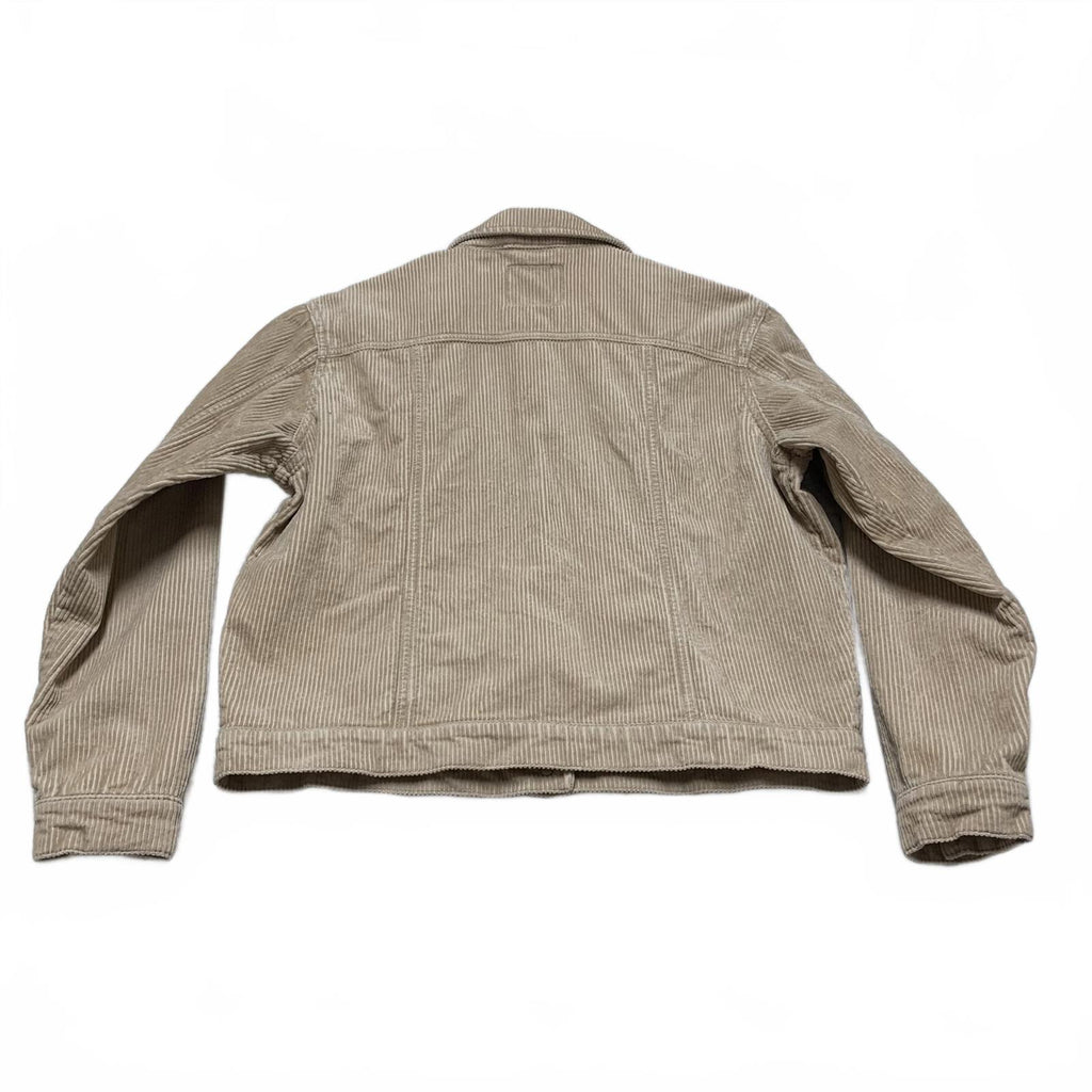 Jacqueline de Yong Women's Sz L/XL  42 Beige Corduroy Cropped Jacket