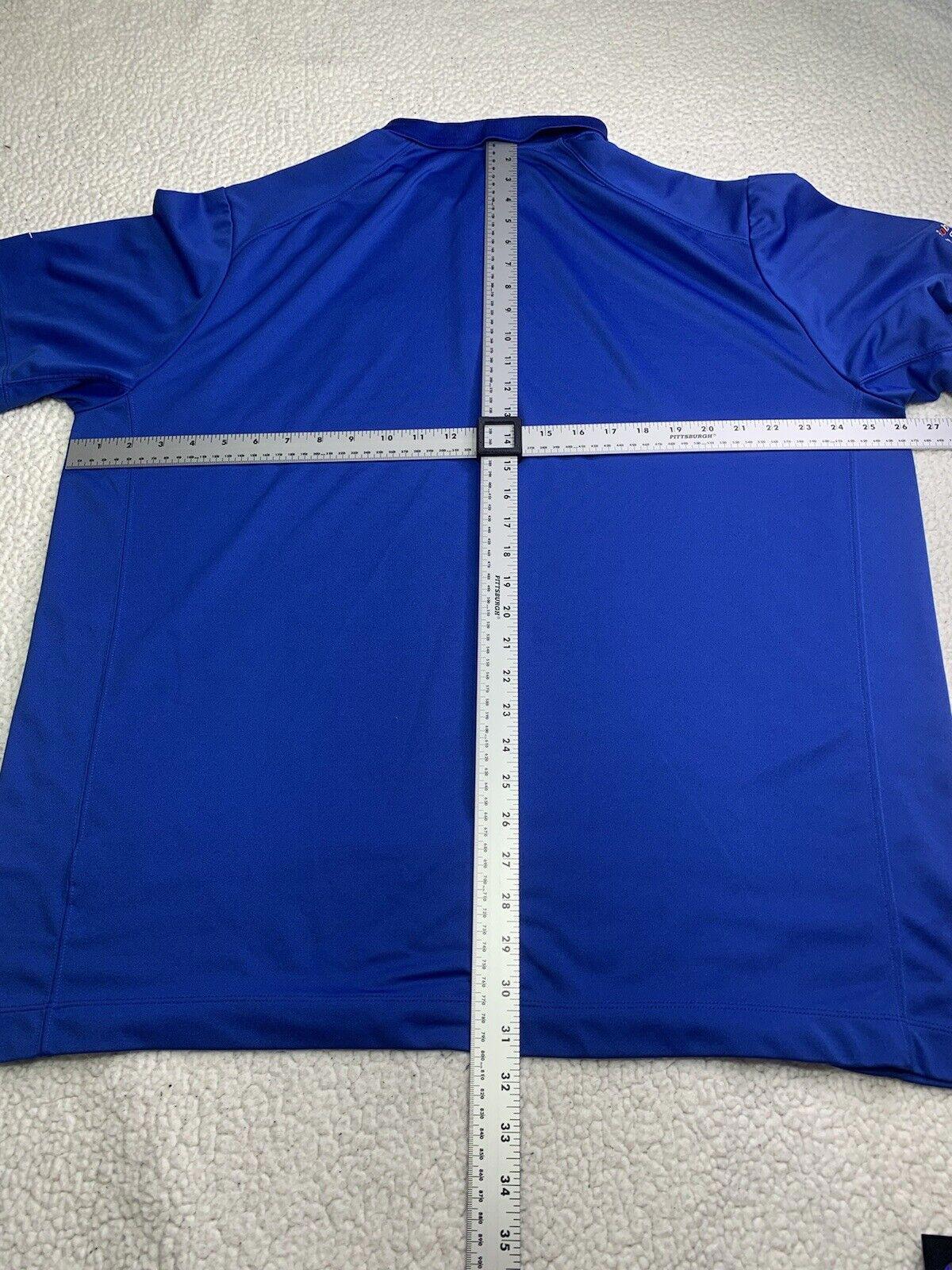 Nike Golf Shirt Men's XXL M Blue Short Sleeve Polo Dri-Fit
