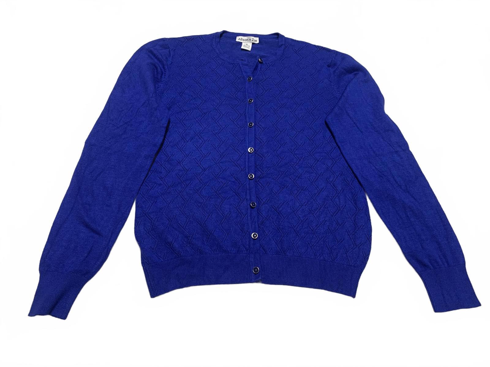 Allison + Zoe Women's  Size XL Blue Cardigan