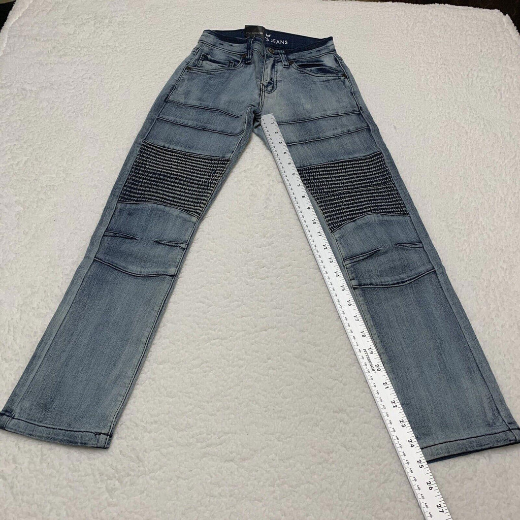 Steves Jeans Boys Size 8 Skinny Fit Blue Stretch Maximum Comfort Denim