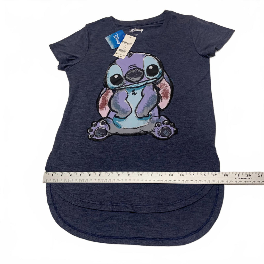 NWT Disney Teen Girls' Size Small (3-5) Stitch Graphic Tee Shirt