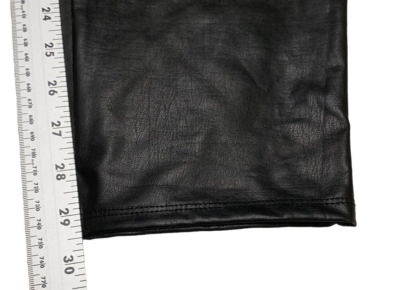 Ashley Stewart  Women’s Pants Size 26/28 Black Faux Leather