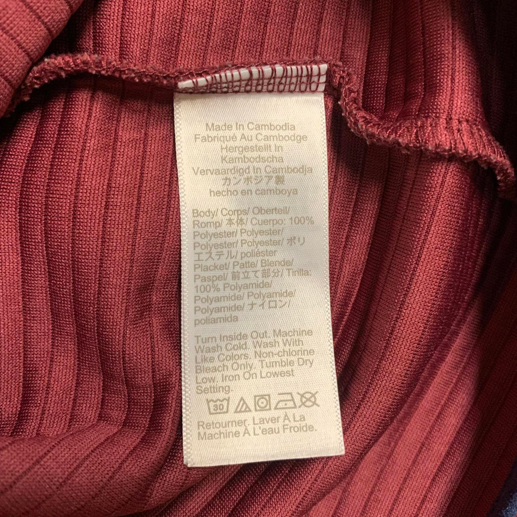 J.Crew Men's Size Large Authentic Fleece Burgundy  Pullover Jacket