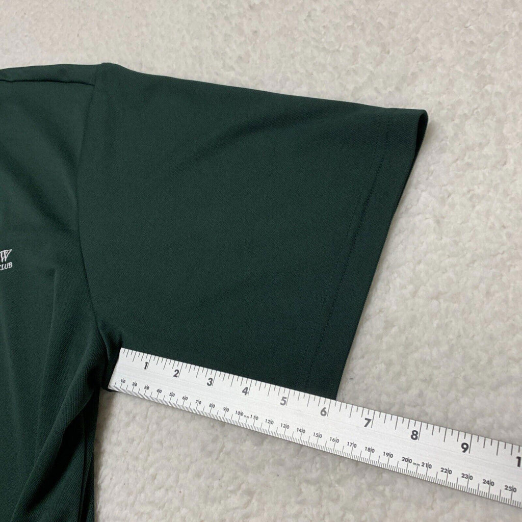 Core 365 Mens Sz Large Green Dri-Fit Polo Shirt Moisture Wicking Anti Microbial