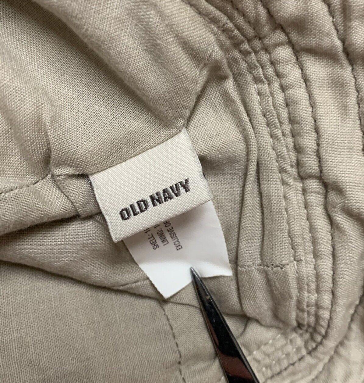 Old Navy Bucket Snap Up Sides Explorer Sun Cap Kids Size M Beige Fisherman
