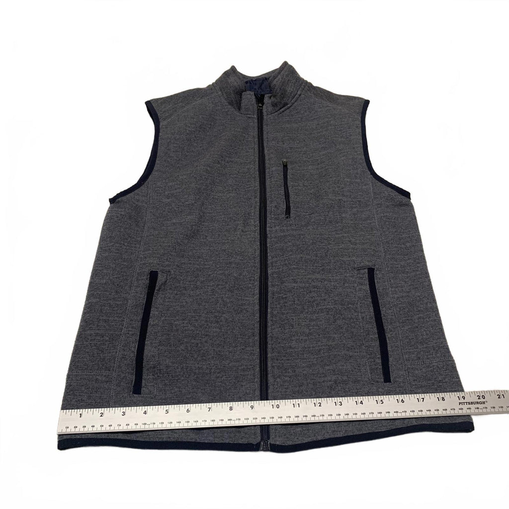 Johnnie-O West Coast Prep Men's Size Medium Grey Fleece Vest