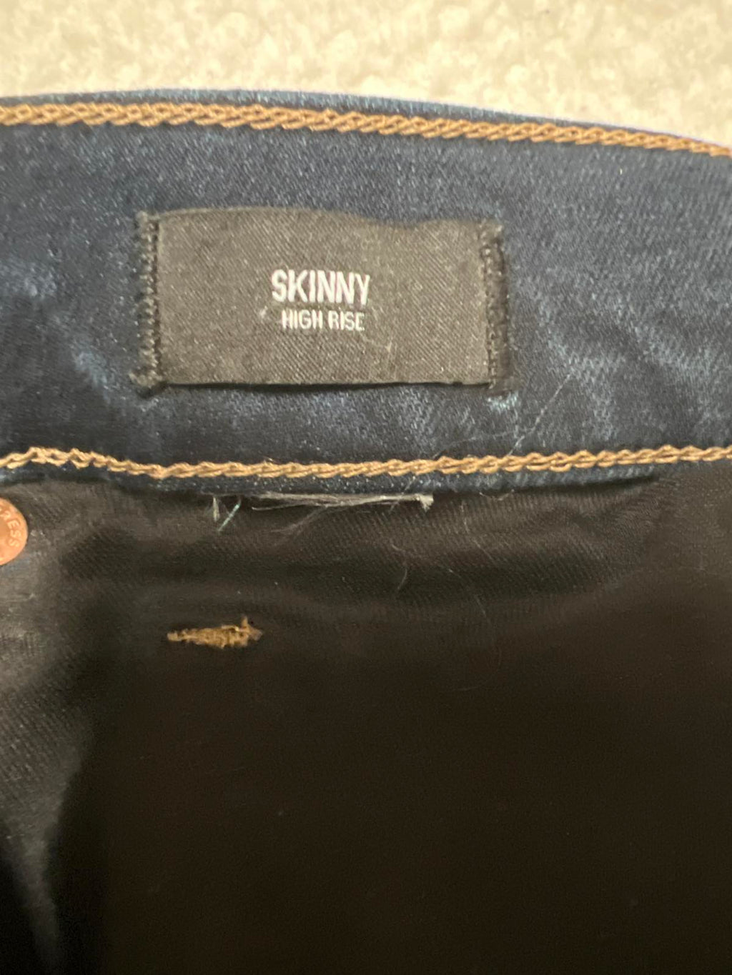 Express Women's Skinny Jeans High Rise 26 x 24.5 Actual