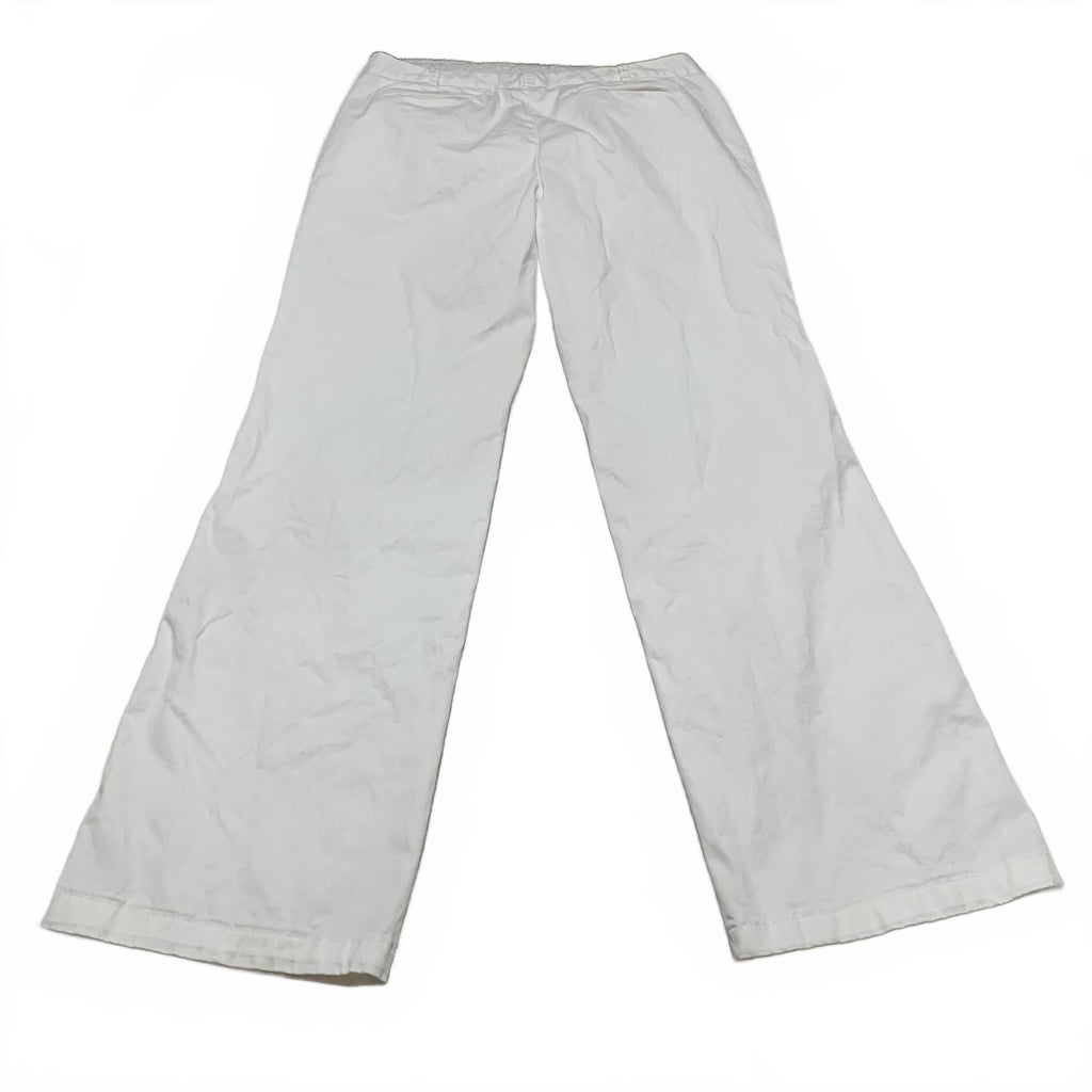 Lands' End Women's Size 16T White Wide Leg Pants