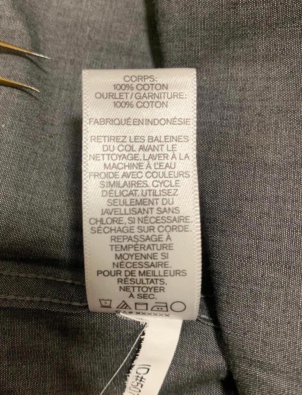 Express Men's Size Medium 15-151/2  Long Sleeve Casual Shirt Gray Western Style