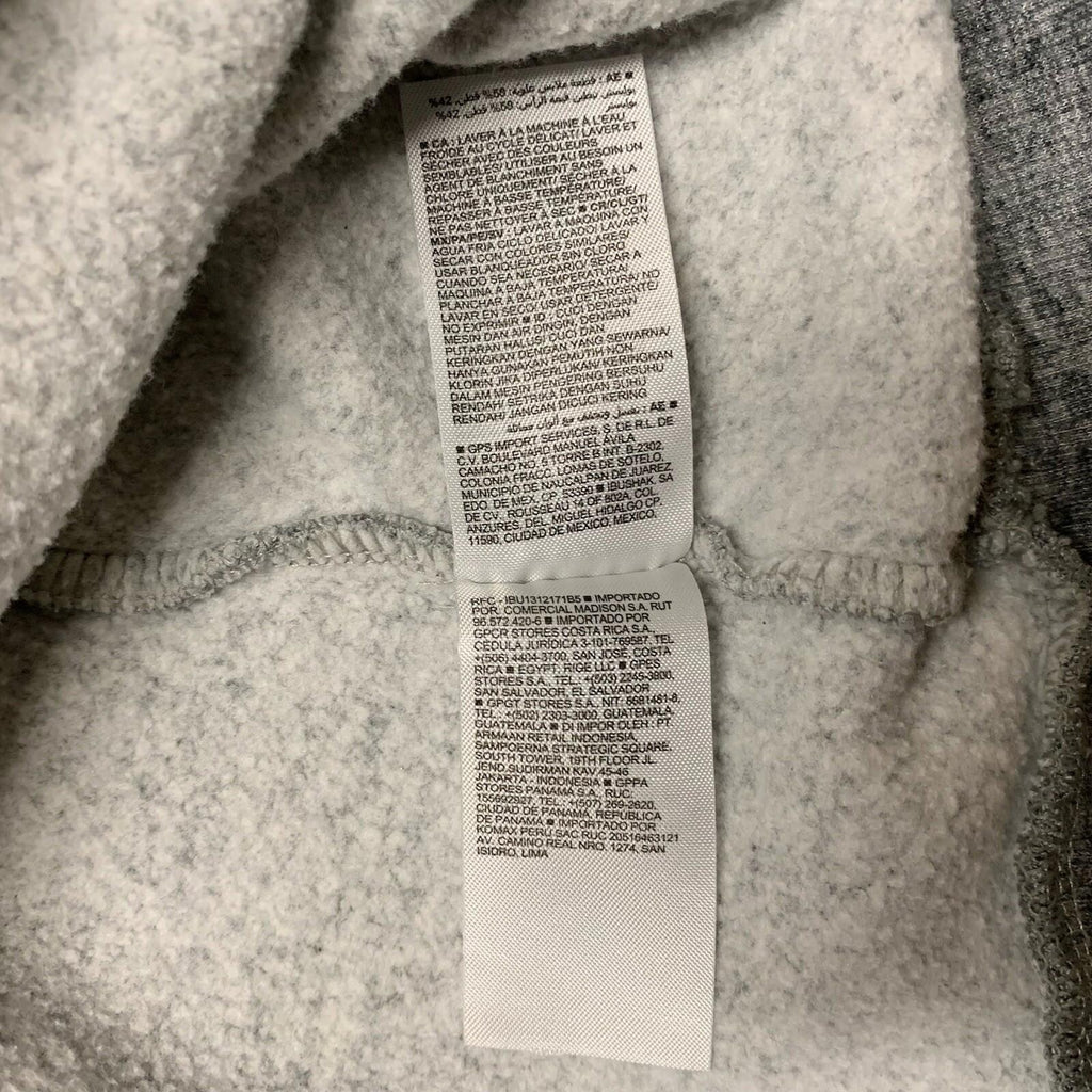 Old Navy Men's Sz XXXXL Tall Heather Gray Drawstring Hoodie Sweatshirt