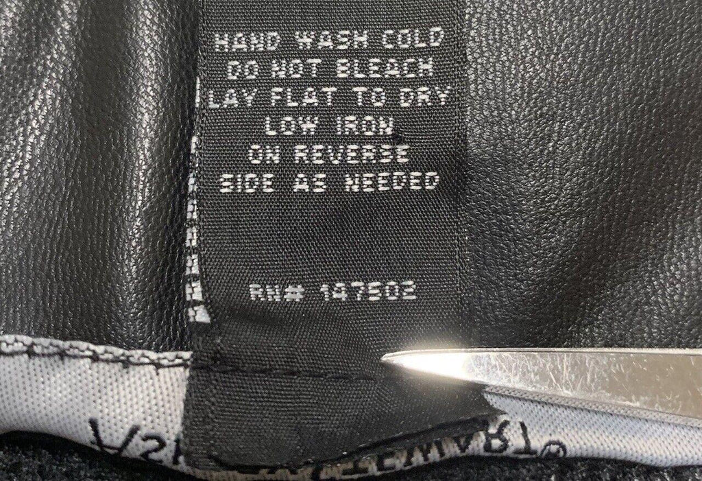 Ashley Stewart  Women’s Pants Size 26/28 Black Faux Leather