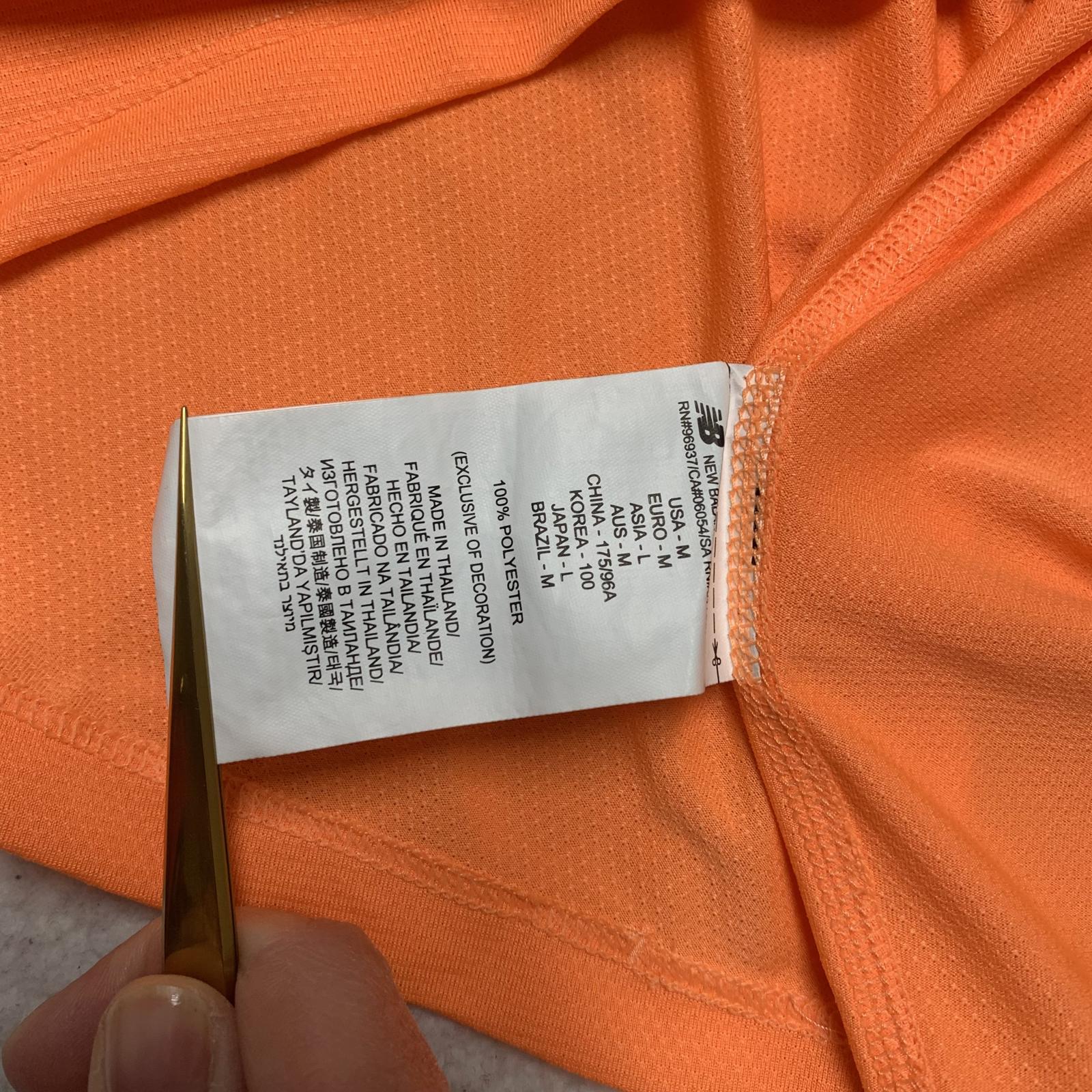 New Balance Men's Medium Orange LGBT Pride Run Tank Top NY 2024