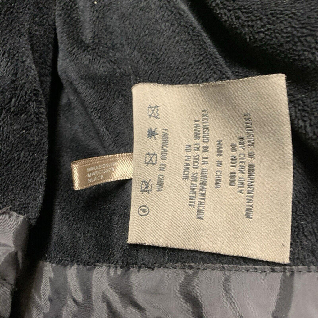 MARC New York Andrew Marc Women’s  XL Faux Fur  Black Quilted Winter Coat Puffer