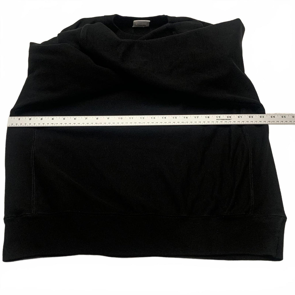 Champion Reverse Weave Sweatshirt Unisex Size Large Black