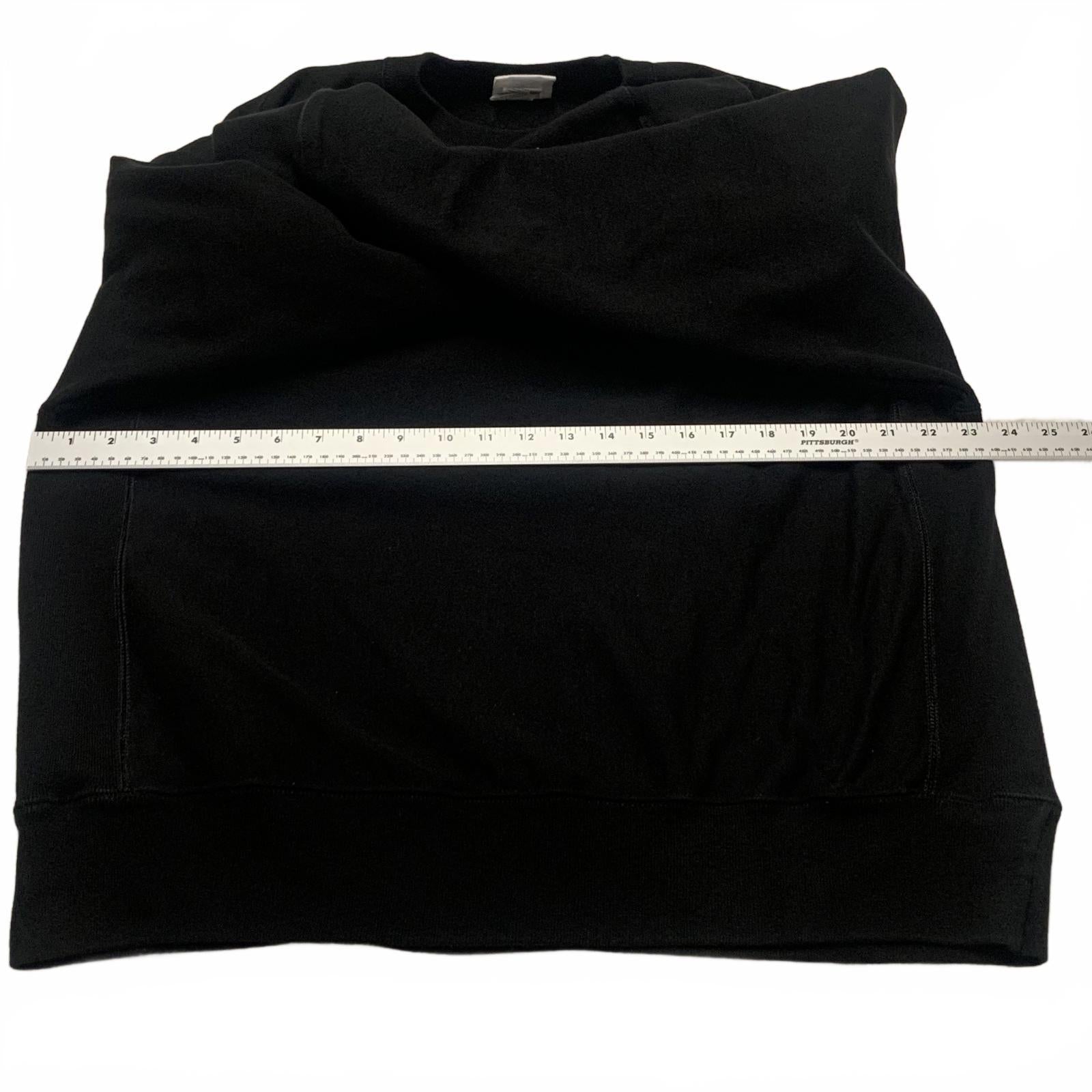 Champion Reverse Weave Sweatshirt Unisex Size Large Black