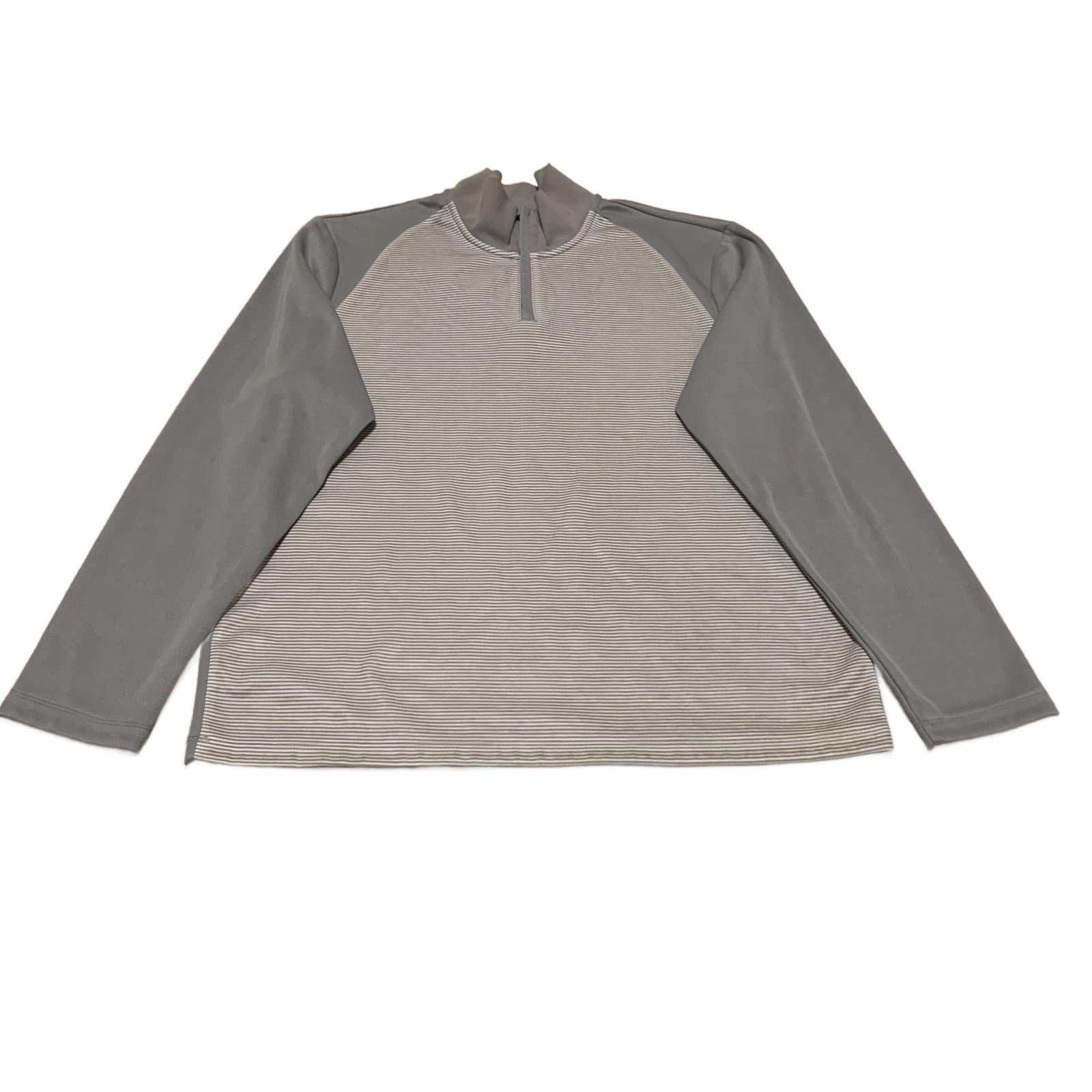 Alfani Men's XL Long Sleeve Activewear Top with Half-Zip Collar