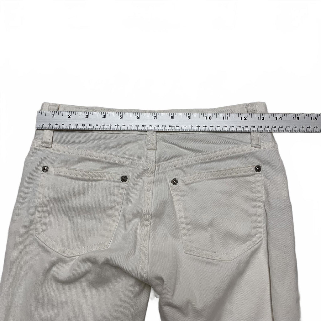 23KU Premium Denim by Onward Kashiyama  Women's White Japanese Jeans 27x24.5