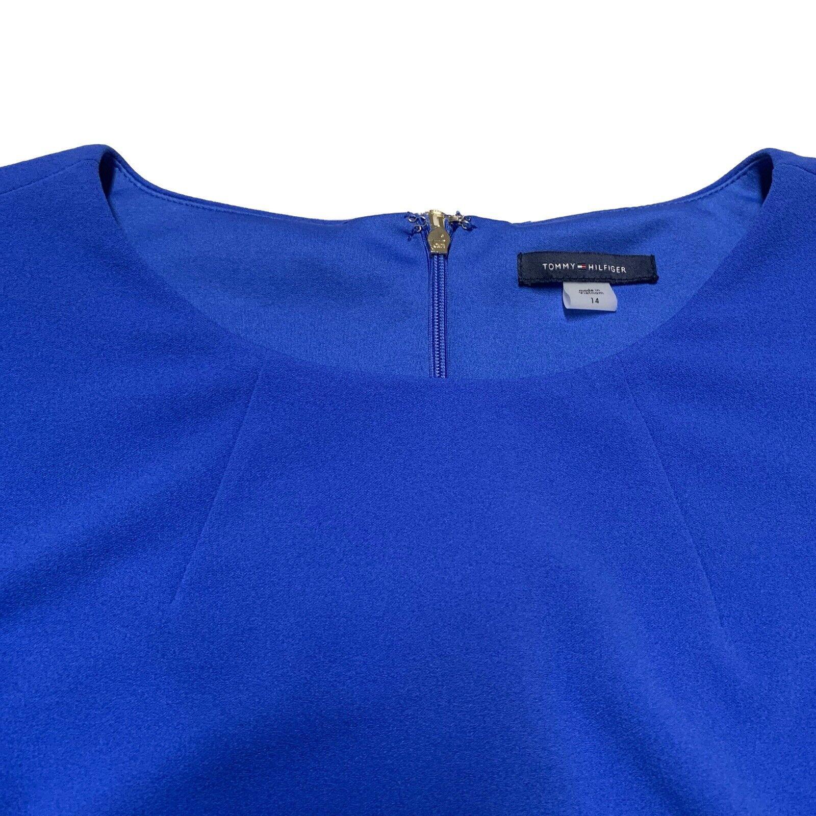 Tommy Hilfiger Women’s Size 14 Royal Blue Career Dress