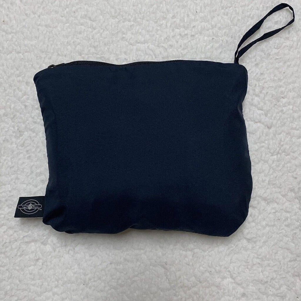 Charles River Pack-N-Go Pullon Rain Jacket Windbreaker Youth L 14-16 Navy
