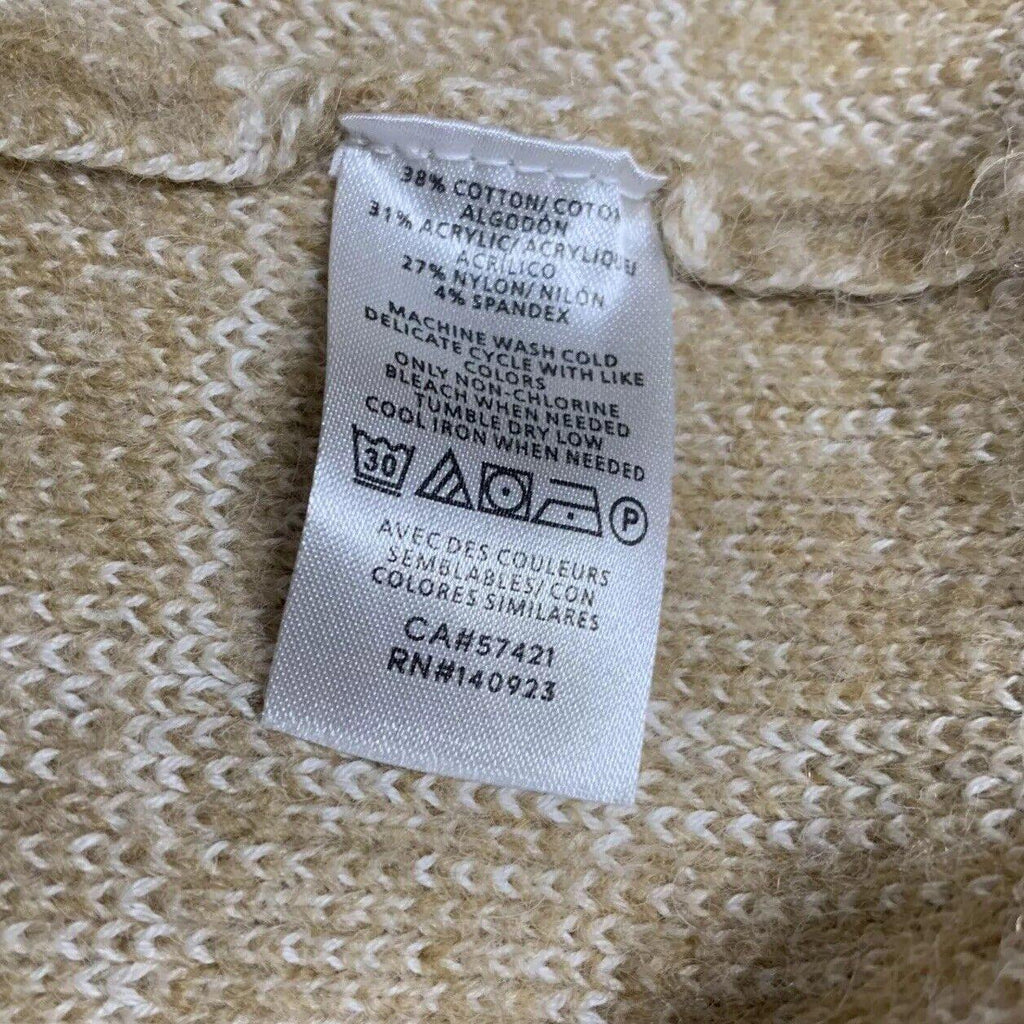 Ann Taylor Women’s Large Petite Beige Tan Sweater Jacket