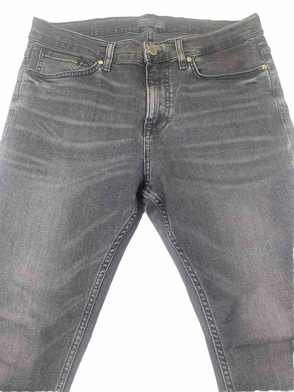 Zara Jeans Men 32 Black Denim  Medium Wash Pants