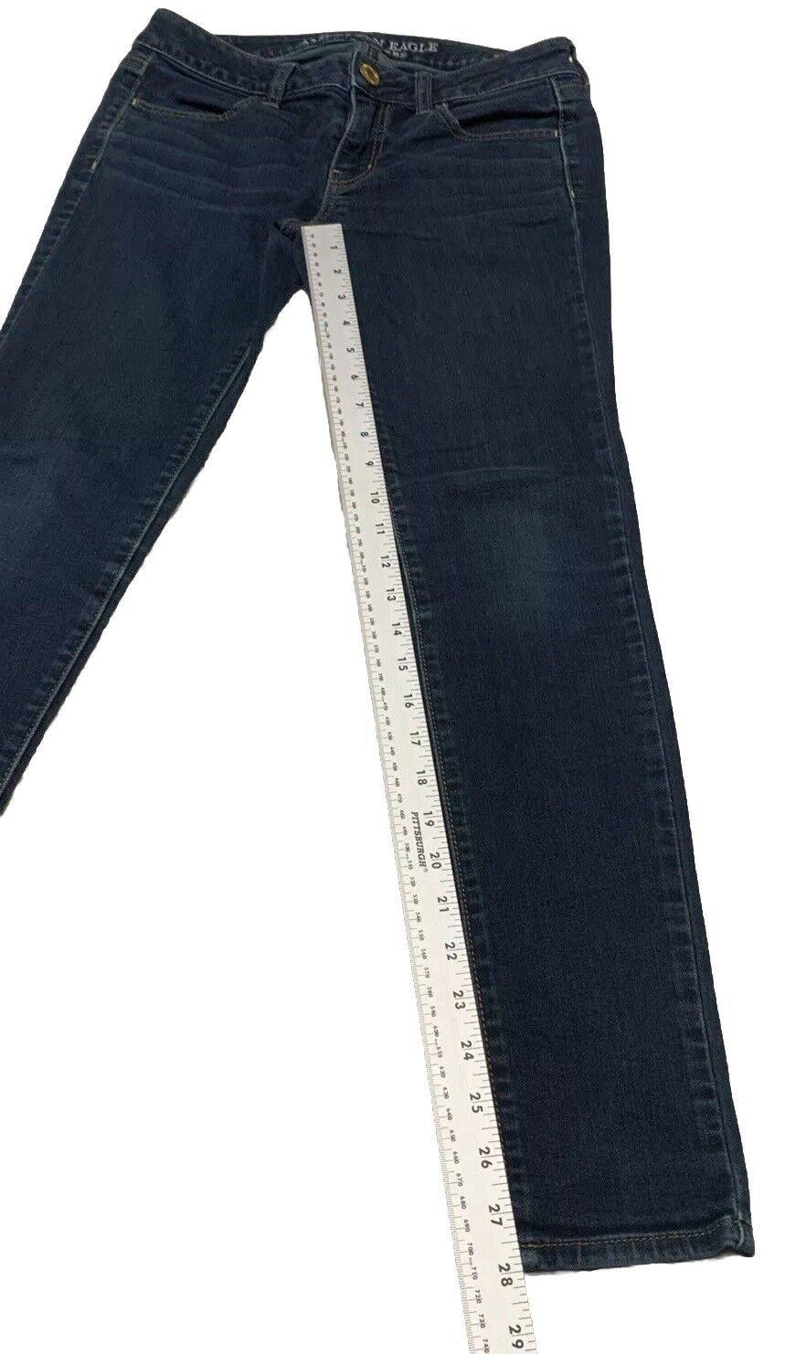American Eagle Women's Jegging Size 2 Blue Stretch  Jeans