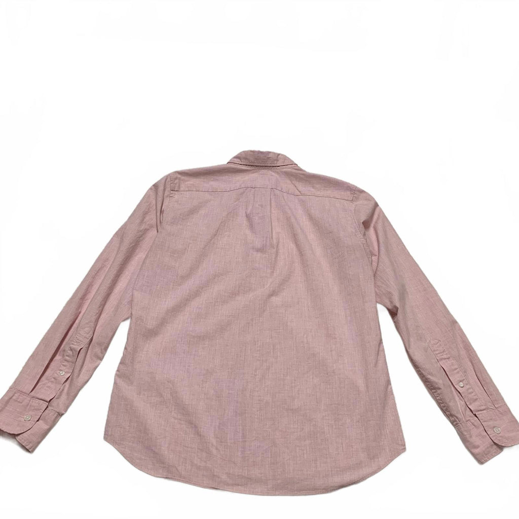J Crew Long Men’s Small Short Pink Button-Up Shirt Slim Fit
