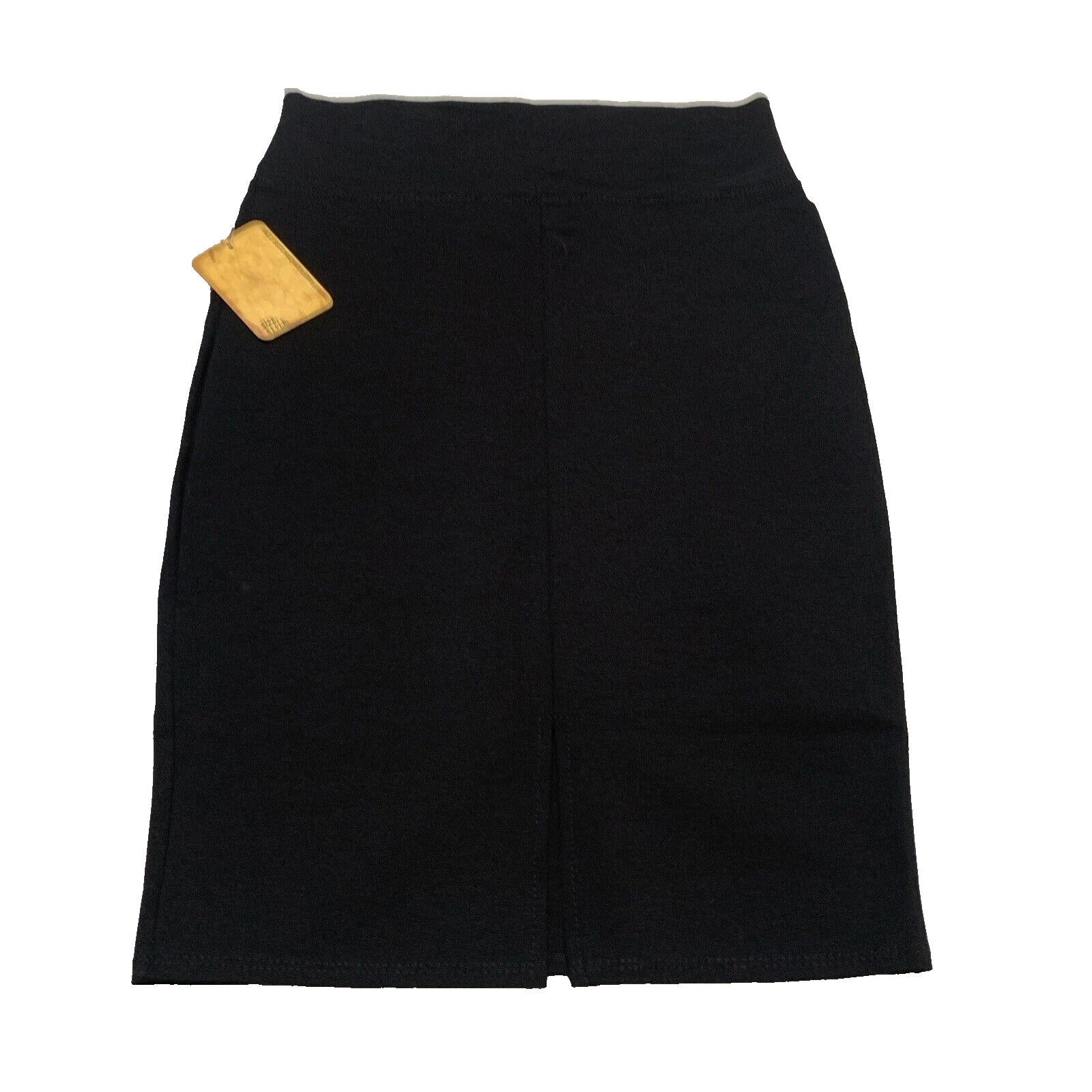 Hybrid & Company Women’s Large  Black Skirt Spandex Pencil Cut Work Office