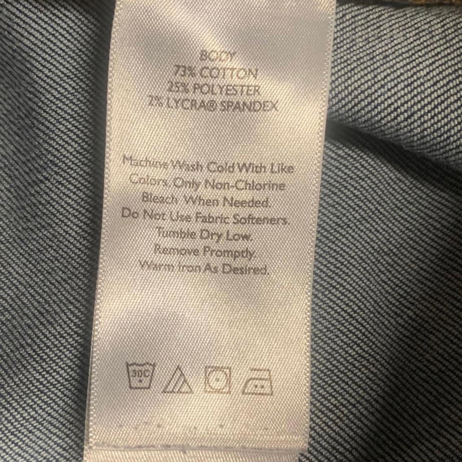 Eddie Bauer Womens Size 10 Dark Wash Blue Slim Straight Curvy Jeans W31 X 29.5L