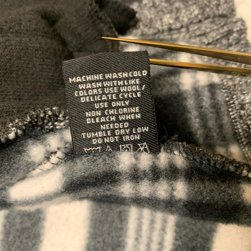 Alberto Cardinali Men's Cardigan XL Black Gray Full Zip Fleece Lined Elbow Patch