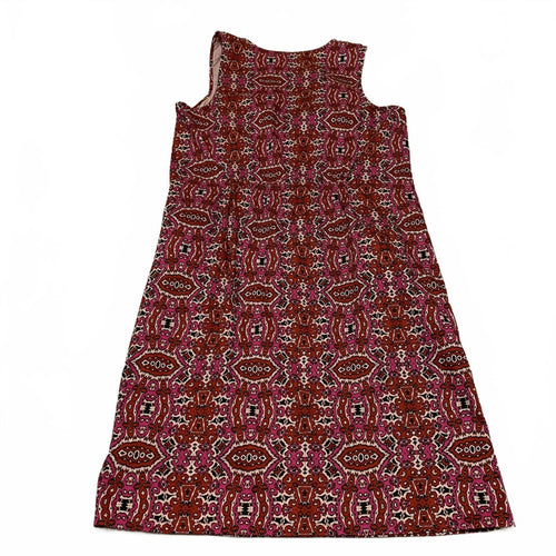 Joe Fresh Women's Size S Petite Fit V Neck Sleeveless Floral Print Sheath Dress