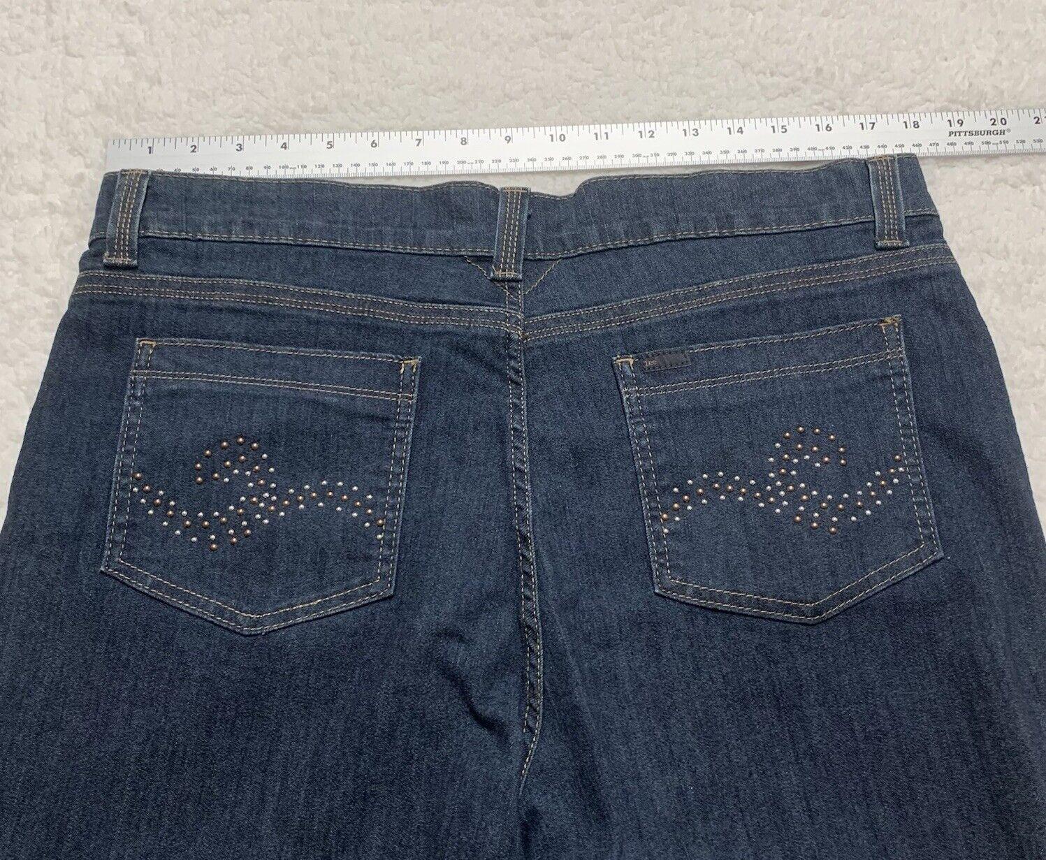 LEE Jeans Women's Sz 18 Short Classic Fit Dark Blue