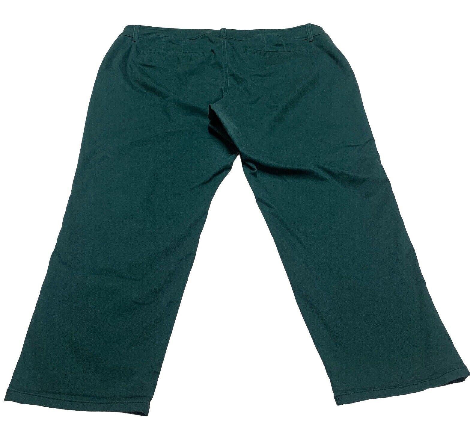 41 Hawthorn Jeans  Women's Size 22W Green  Slant Side