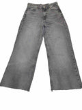 Zara Jeans Women's Size 6  Denim Gray  Cropped Frayed Edge