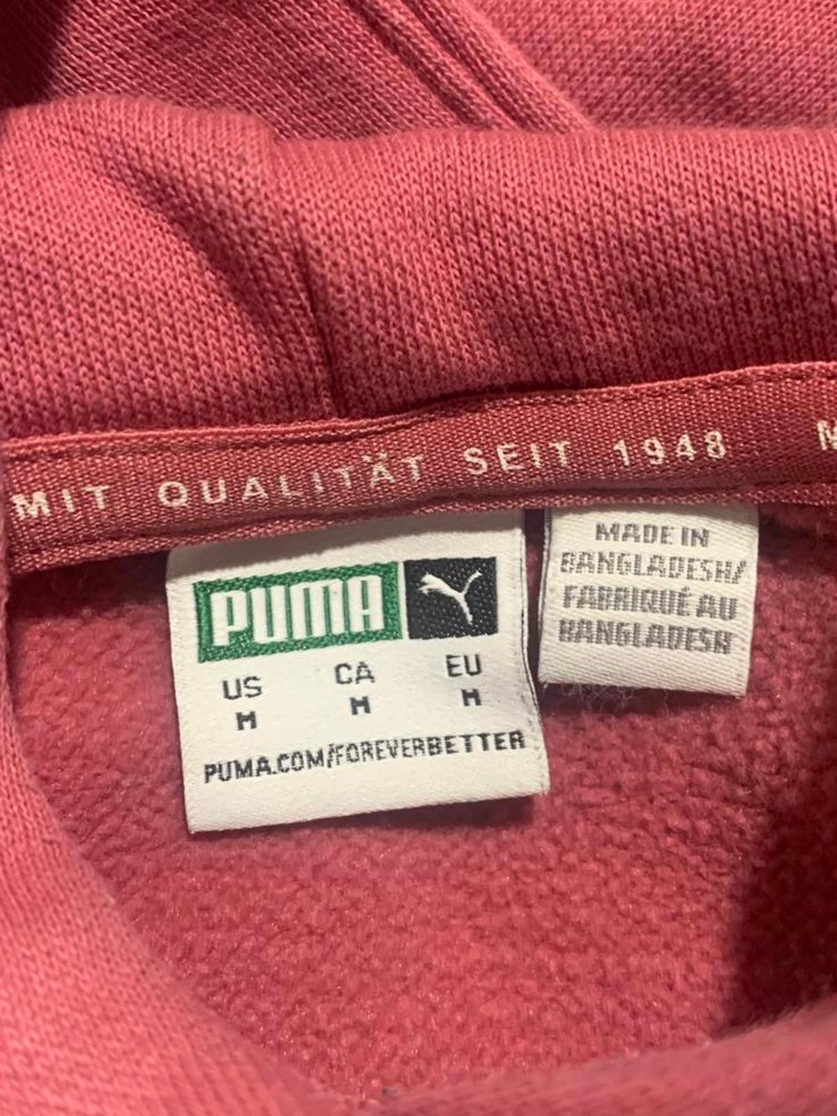 Puma Women's Size Medium Dusty Rose Oversized Hoodie Sweatshirt