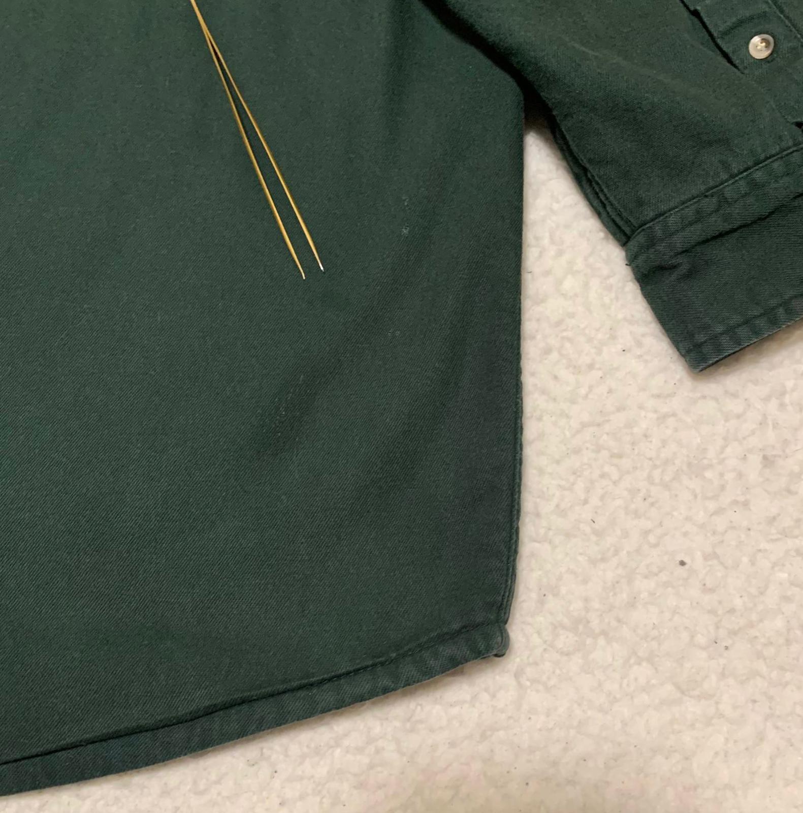 Vintage Tri Mountain Men's Green Fleece Jacket 3XL RN88051 Outdoor Workwear Y2K