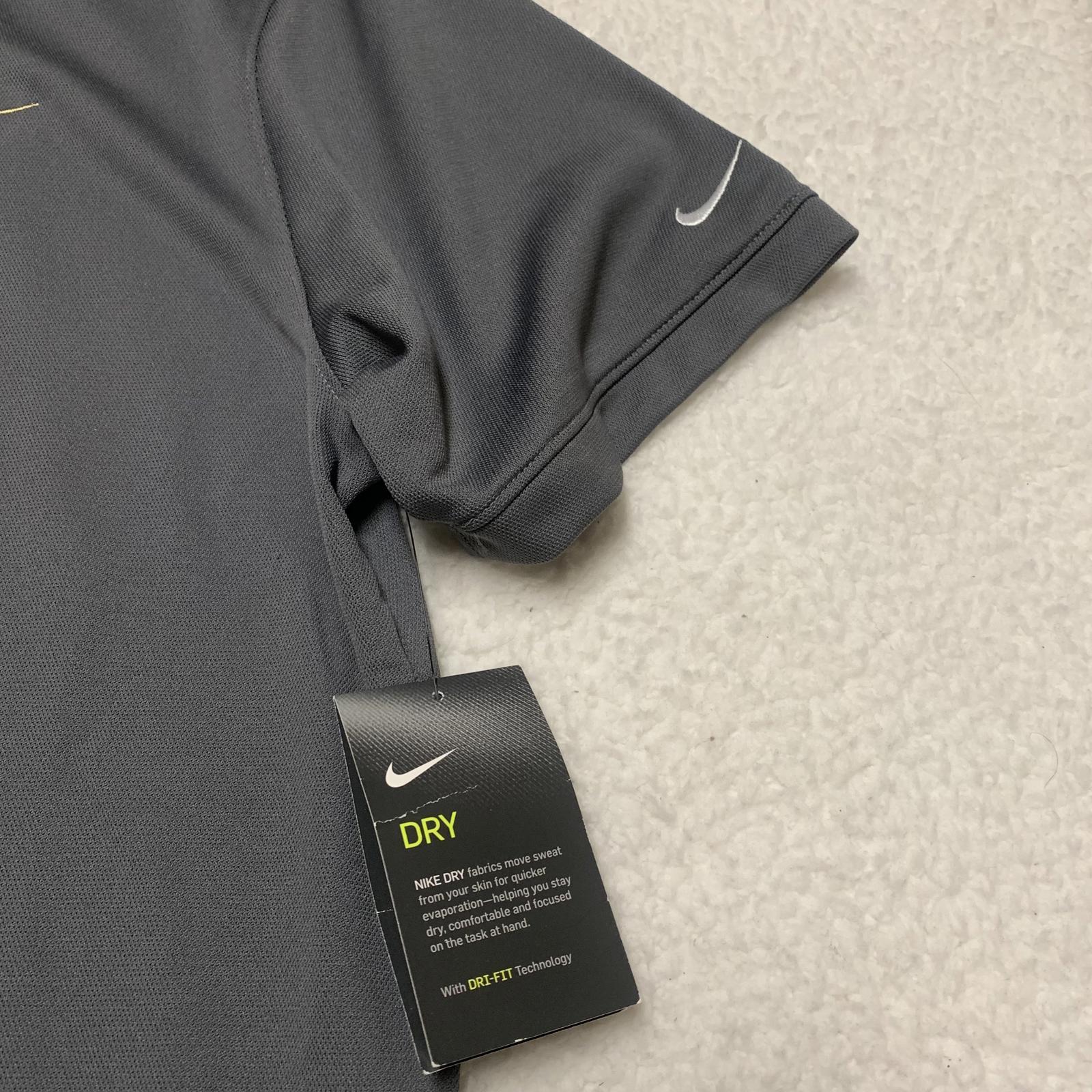 Nike Dri-FIT Gray Polo Shirt with MK Illumination Logo
