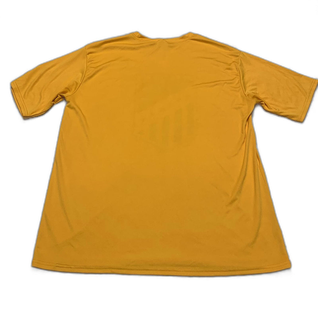 Port & Company Mens Size Large Yellow District 5 Hockey Captain's Tee Shirt
