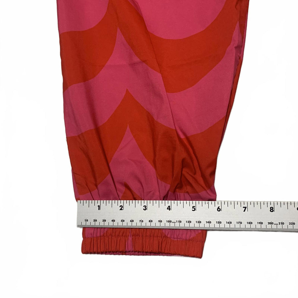 Adidas Marimekko Primegreen Womens Size 8-10 Estimated Red Fuchsian Track Pants