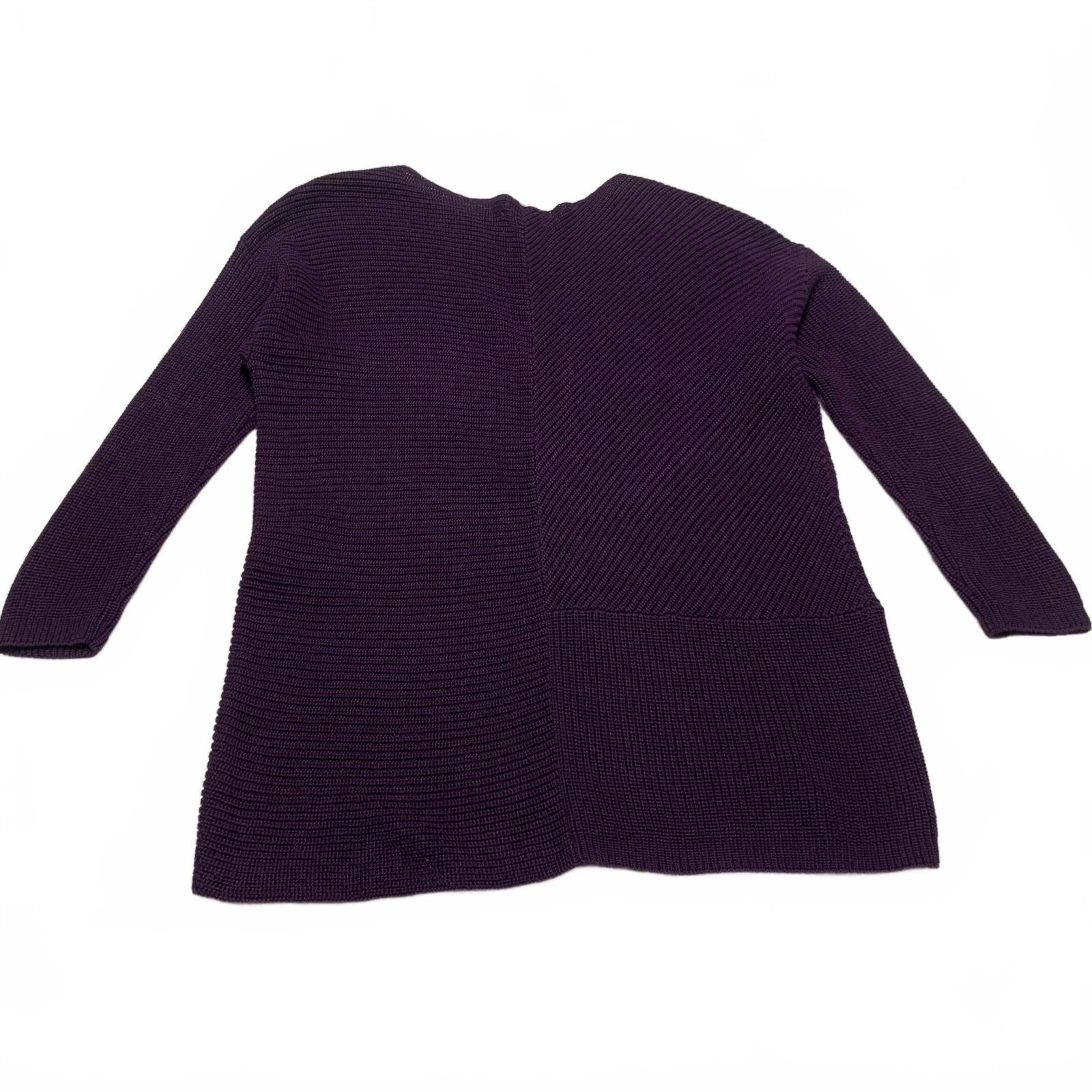 Ralph Lauren Women's Size 1X Purple Knit Sweater