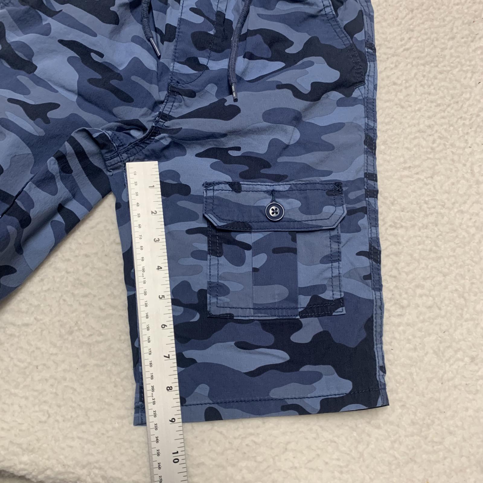 GAP Kids Sz Large Blue Camouflage Cargo Shorts Summer W22