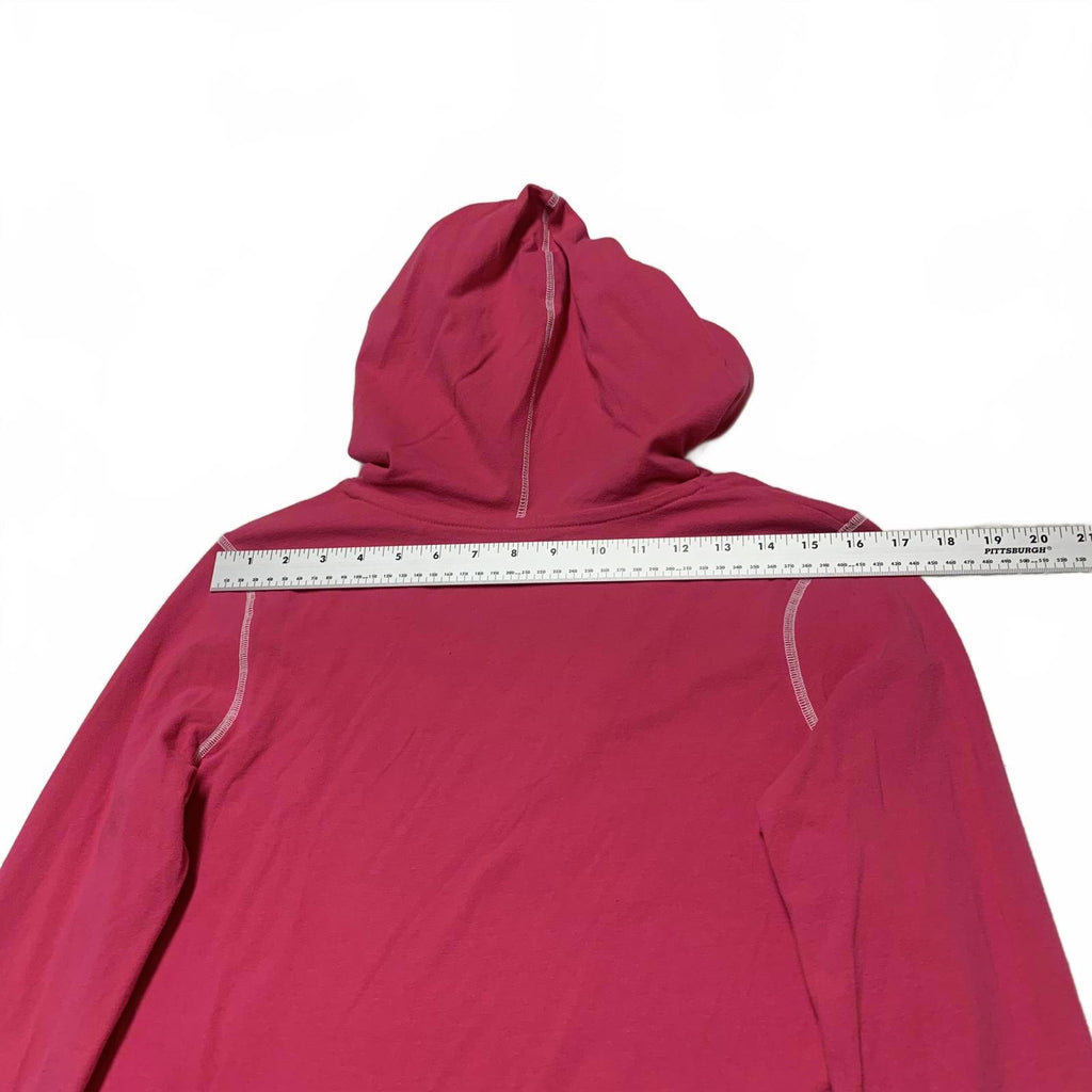 JU MORETULTRA Women's Size Medium Pink Hooded Long Sleeve Top
