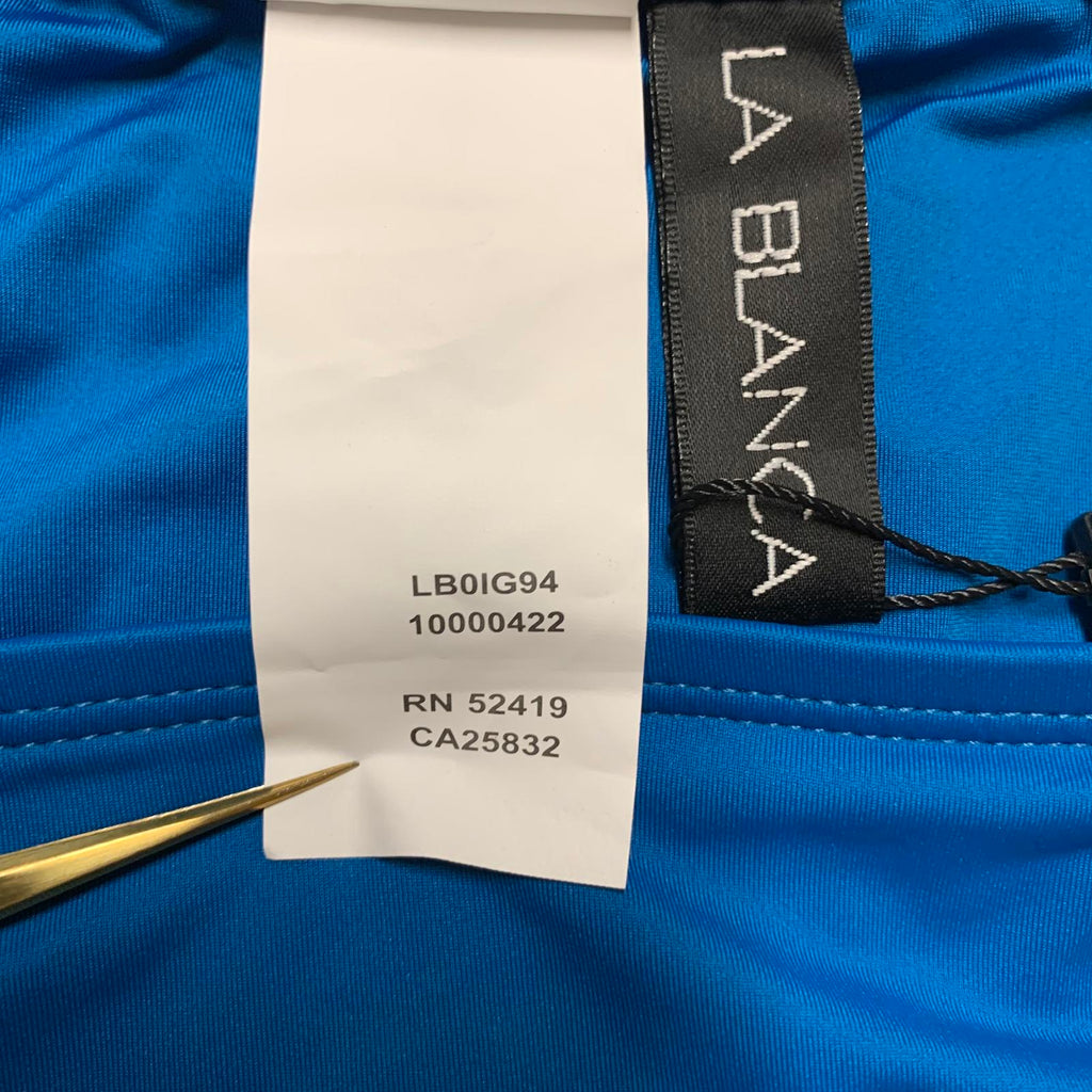 La Blanca Women's Sz 14 UPF 50+ Adjustable Swim Bottom Turquoise  Blue